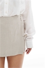 Юбка-шорты с эффектом льна артикул 140594766