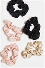 Набор из 5 атласных резинок для волос для сна артикул 1892783