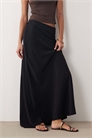 А-силуэтная атласная юбка макси артикул 153115974