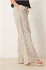 Брюки с широкими брючинами, имитирующие льняную ткань, с низкой посадкой артикул 140306707