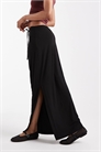Макси-юбка с драпировкой спереди артикул 147972558
