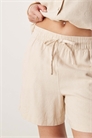 Шорты из смешанного льна с завязкой на талии co-ord артикул 140698851