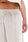 Брюки из смешанного льна, надеваемые через голову co-ord артикул 139946711