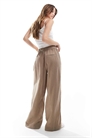 Брюки с широкими брючинами из смешанного льна co-ord артикул 140438864
