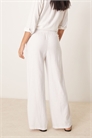Брюки из смешанного льна с широкими брючинами и завязкой на талии co-ord артикул 139103761