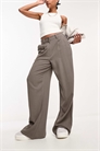 Брюки-кюлоты из льна артикул 128934469