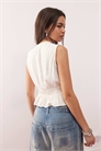 Топ с завязками спереди артикул 141461902