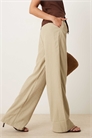Брюки из льна с широкими брючинами и свободным кроем от Juria артикул 146143368