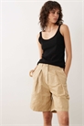 Бермуды из хлопка и льна артикул 154353746