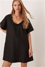 Мини-платье-сарафан из льна от Nellie артикул 143081505