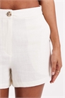 Шорты свободного кроя из льна артикул 143723225