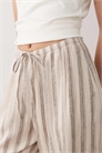 Брюки из смешанного льна с завязкой на талии, надеваемые через голову артикул 155637669