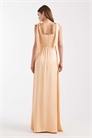 Макси-платье с открытыми плечами для подружки невесты артикул 153576609