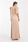 Макси-платье с открытыми плечами для подружки невесты артикул 153576599