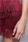 Мини-юбка средней высоты с бахромой от Maristella co-ord артикул 153786275