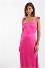 Макси-платье с открытыми плечами для подружки невесты артикул 153576605