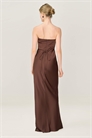 Платья amdra: атласное макси-платье без бретелек артикул 155951135