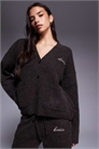 Вязаный кардиган с вышитым логотипом и застежкой на пуговицы co-ord артикул 153117257