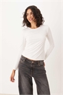 Топ с круглым вырезом и длинными рукавами артикул 148381115