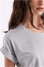 Мягкая футболка с круглым вырезом артикул 133736058