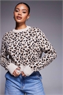 Свитер Harley из трикотажа с леопардовым принтом артикул 149963396