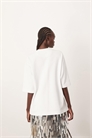 Футболка с крупными деталями швов, тяжелая, oversize, белого цвета артикул 142660049