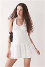 Мини-платье-топ с открытой грудью, связанное крючком, от Felicia артикул 144073216