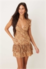 Мини-платье с кружевной оборкой от Lotri артикул 149955617