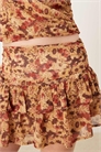 Мини-юбка из шифона с рюшами и цветочным принтом от Masama артикул 149955605