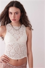 Топ-жилет из эластичного кружева артикул 144073202