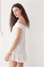 Мини-платье с открытыми плечами от Panasi артикул 144073220