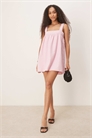 Полосатое мини-платье-сарафан «Сасори» артикул 146143356