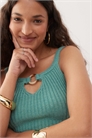 Вязаный топ с застежкой-пряжкой Lesly артикул 144073198