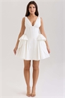 Мини-платье с бантиком из хлопка Amalia артикул 148887837