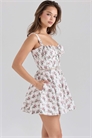 Мини-платье из эластичного хлопка с принтом «Calia» артикул 149383251