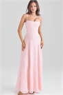 Макси-платье Esme из шифона цвета бледно-розового румянца артикул 150327127
