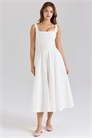 Летнее платье средней длины из эластичного хлопка от Mariabella артикул 149528212