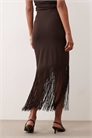 Юбка-миди с бахромой co-ord артикул 153019481
