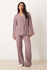 Комбинируйте фланелевую пижаму с рубашкой с длинными рукавами артикул 152934422