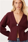 Кардиган с вырезанными элементами артикул 149853395