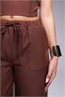 Широкие брюки с завязками на талии co-ord артикул 140135054