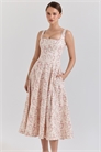Хлопковое летнее платье средней длины Mariabella артикул 147861576