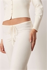 Брюки из тонкого трикотажа с завязками на талии и прямыми брючинами co-ord артикул 151526278