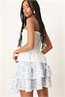 Мини-юбка в стиле бохо с оборками артикул 143378504