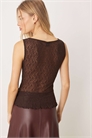 Топ с асимметричным кружевом артикул 152667255