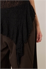 Топ с асимметричным кружевом артикул 152667254