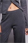 Эксклюзивные трикотажные брюки с широкими брючинами темно-серого цвета co-ord артикул 151333819