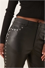 Брюки с заклепками из полиуретана артикул 151638669