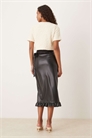 Юбка-миди с оборками из полиуретана Jaspre артикул 151638672