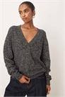 Свитер с V-образным вырезом артикул 151860402